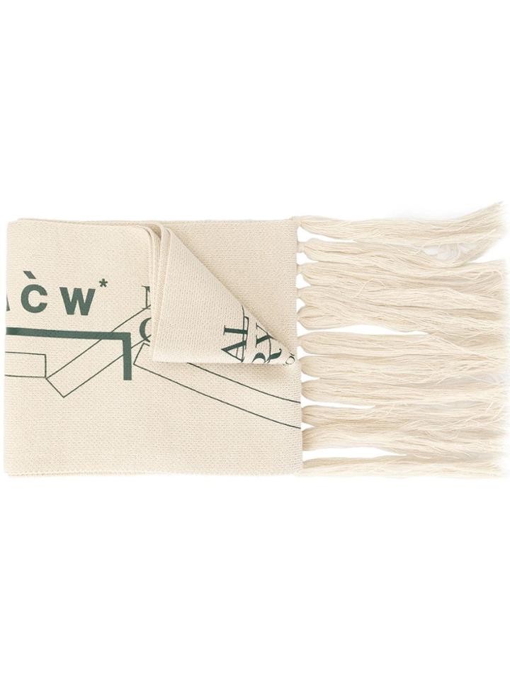 A-cold-wall* National Gallery Scarf - Neutrals