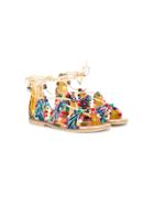 Quis Quis Lace-up Sandals - Multicolour