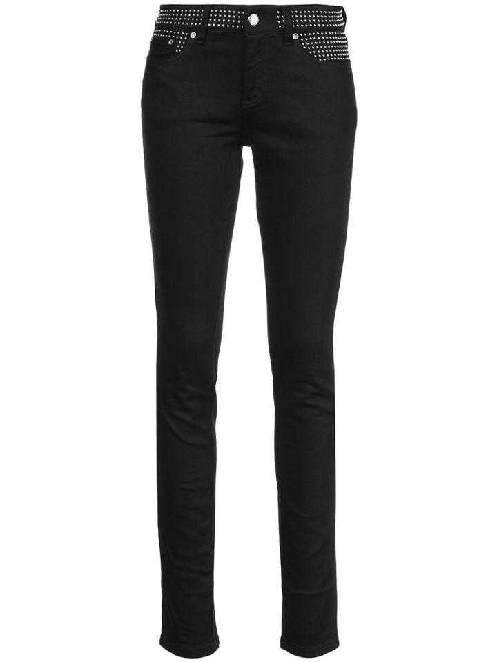 Red Valentino Studded Skinny Jeans - Black