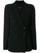 Giorgio Armani Double Breasted Blazer - Black