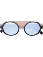 Mykita Round Frame Sunglasses, Adult Unisex, Black, Nylon
