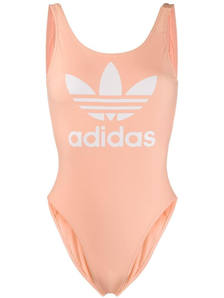 Adidas High-leg Swimsuit - Orange