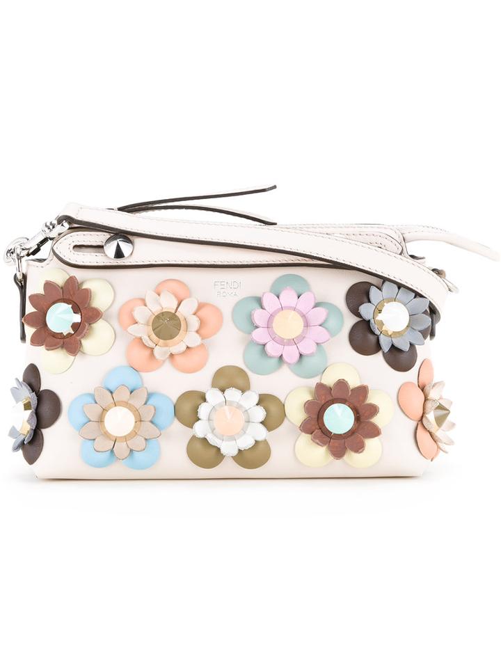 Fendi By The Way Shoulder Bag, Women's, White, Calf Leather