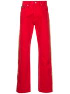 Calvin Klein Jeans Side Stripe Jeans - Red