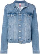 Kappa Logo Tape Denim Jacket - Blue
