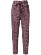 Pleats Please By Issey Miyake Pleated Cropped Trousers - Multicolour