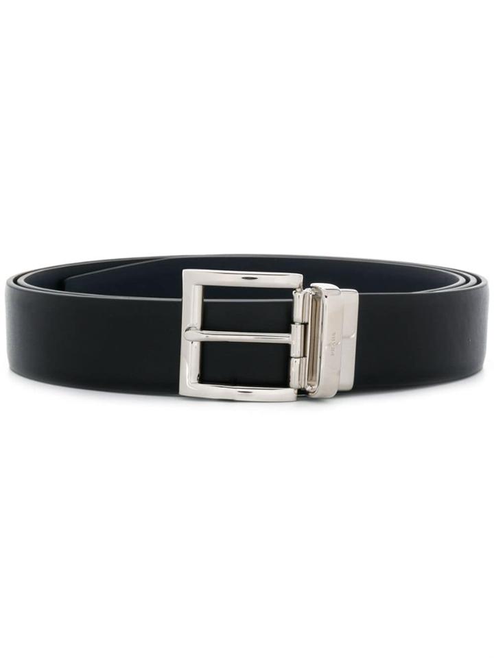 Prada Engraved Logo Belt - Black