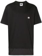 Les Hommes Urban Logo Plaque T-shirt - Black