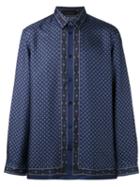 Versace - Printed Shirt - Men - Silk - 40, Blue, Silk