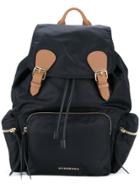 Burberry Buckled Backpack - Black