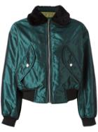 Jean Paul Gaultier Pre-owned Shiny Bomber Jacket - Green