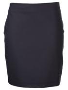 The Row Garbe Skirt, Women's, Size: 6, Black, Cotton/nylon/spandex/elastane