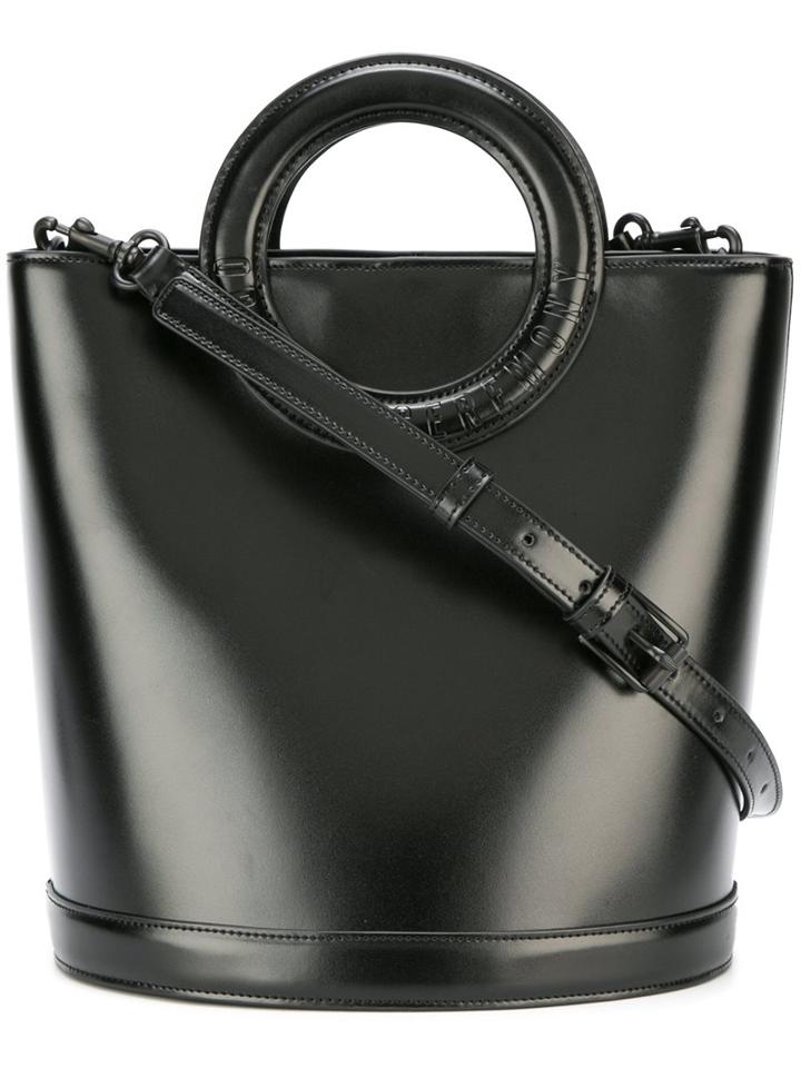 Opening Ceremony Round Handle Bucket Bag, Women's, Black