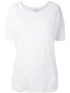 Frame Denim - Plain T-shirt - Women - Linen/flax - M, Women's, White, Linen/flax