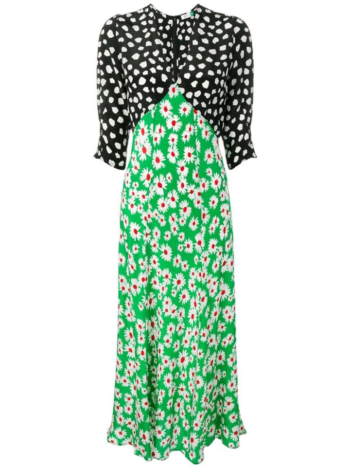 Rixo London Martha Daisy Dress - Green