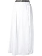 Christopher Kane Crystal Poplin Skirt - White