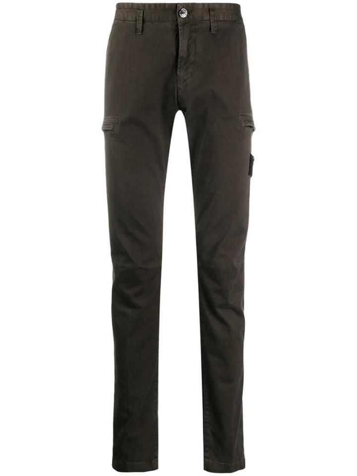 Stone Island Slim-fit Trousers - Grey
