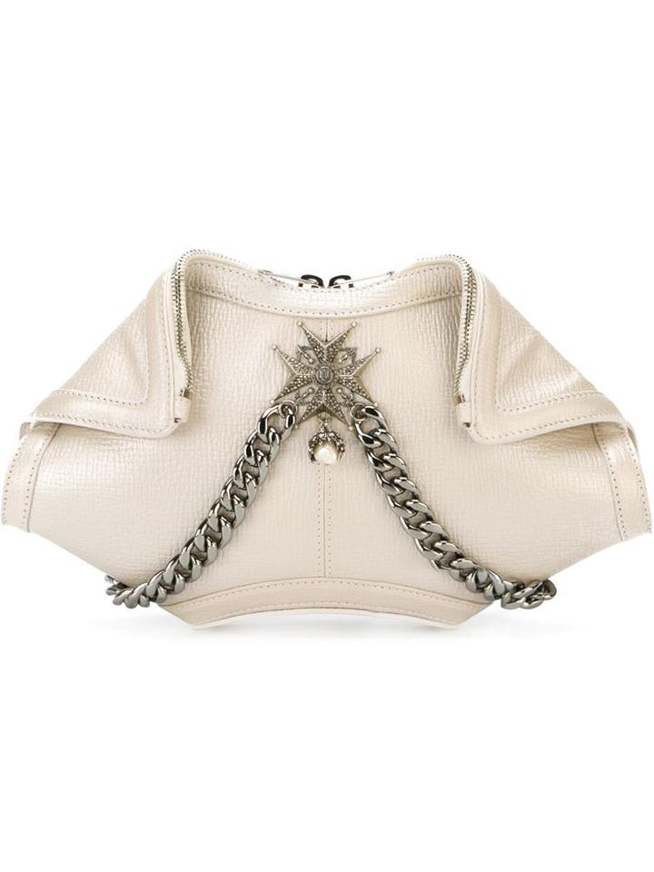Alexander Mcqueen 'de Manta' Charms Clutch