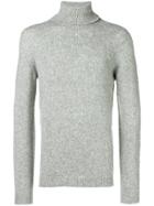 Roberto Collina Turtleneck Fitted Sweater - Grey