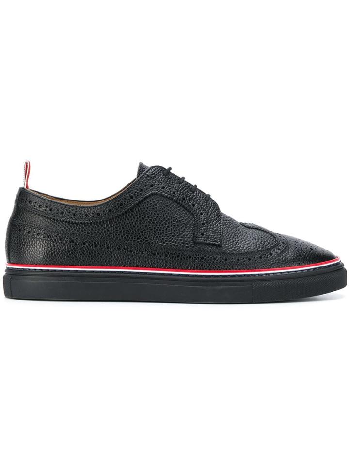 Thom Browne Tonal Cupsole Longwing Brogue - Black