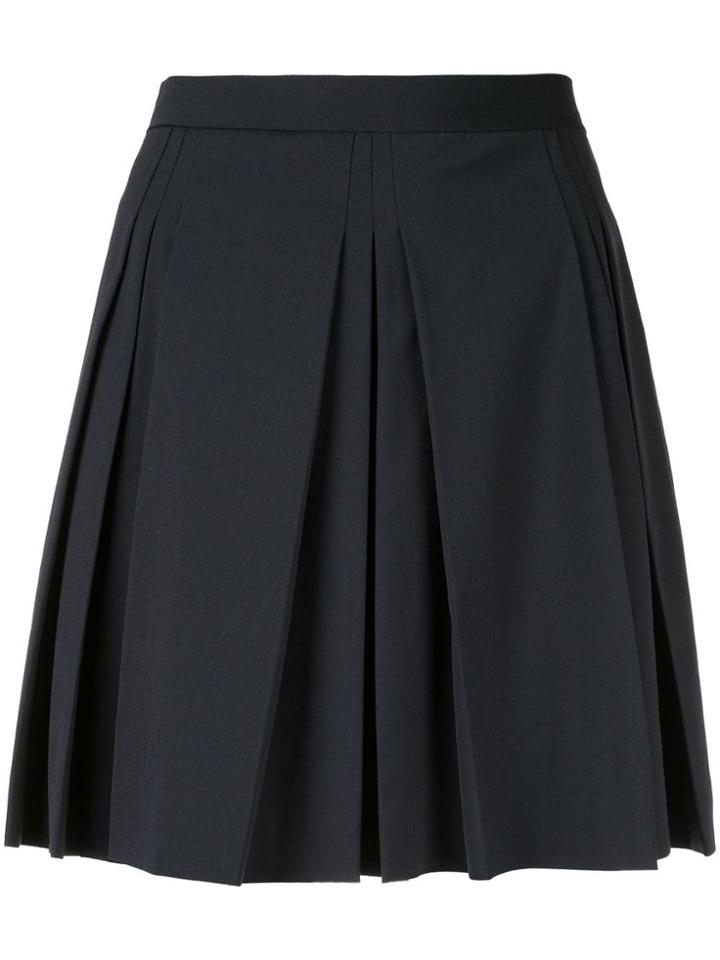 Red Valentino Pleated Mini Skirt - Blue