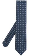 Brioni Jacquard Pattern Tie - Blue