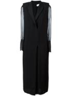 Lanvin Double Breasted Maxi Dress - Black