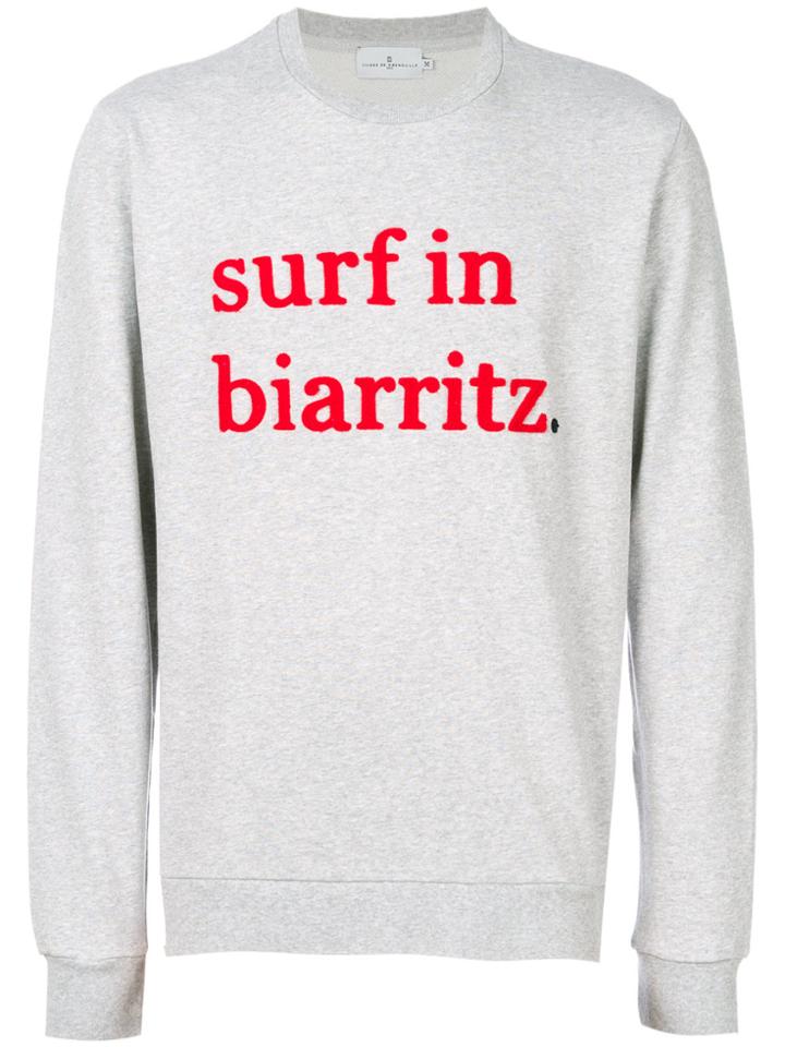 Cuisse De Grenouille Surf In Biarritz Sweater - Grey
