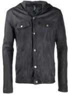 Giorgio Brato Hooded Shirt Jacket - Grey