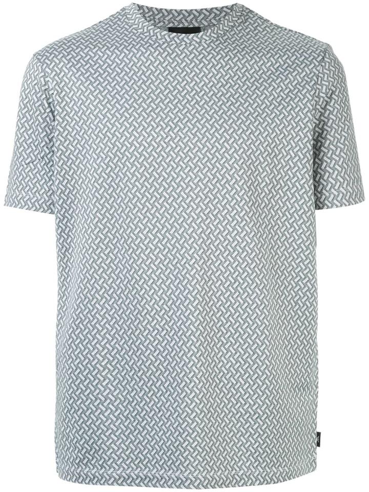 Emporio Armani Jacquard Motif T-shirt - Green