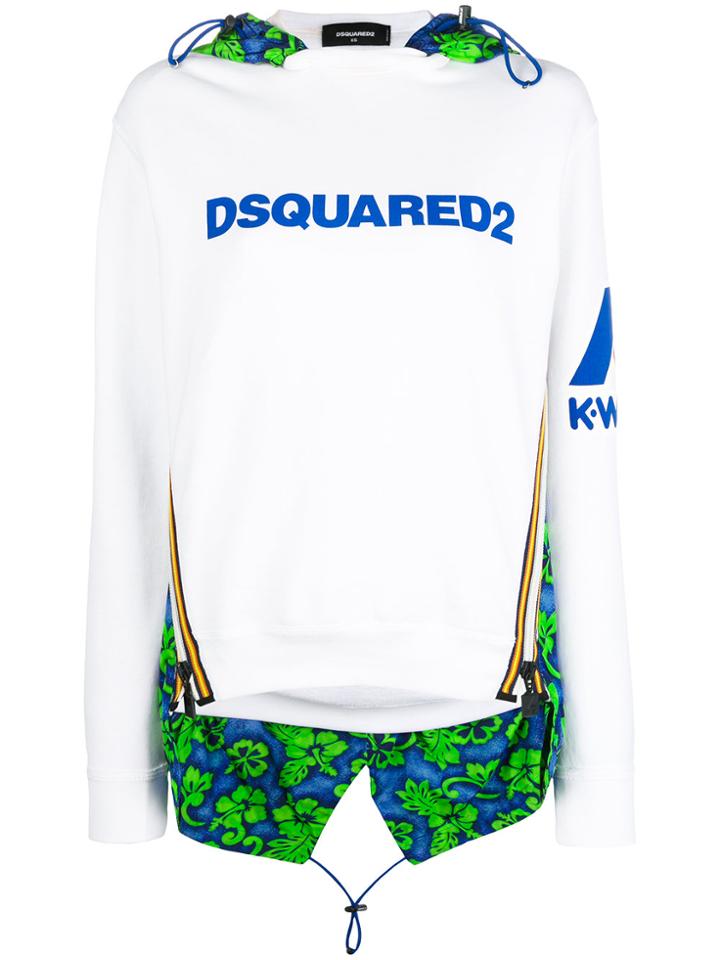 Dsquared2 Panelled Sweatshirt - White