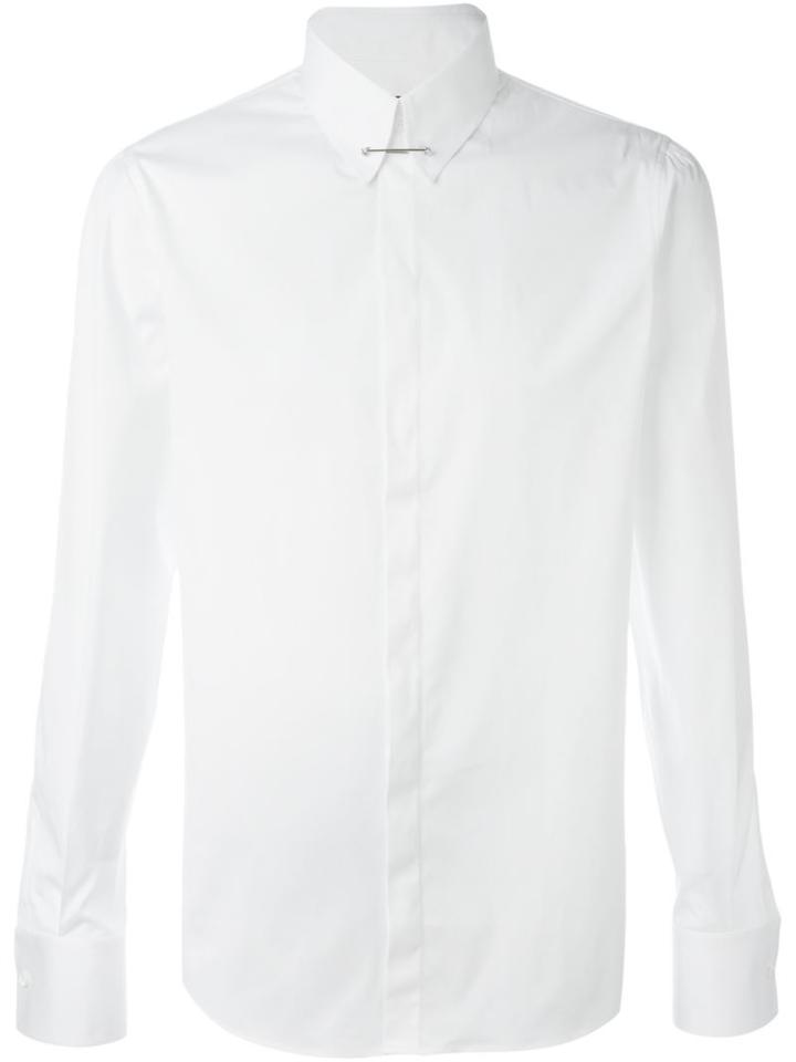 Dsquared2 - Pin Collar Shirt - Men - Cotton/spandex/elastane - 48, White, Cotton/spandex/elastane