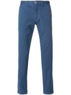 Jacob Cohen Classic Mid-rise Cropped Trousers - Blue