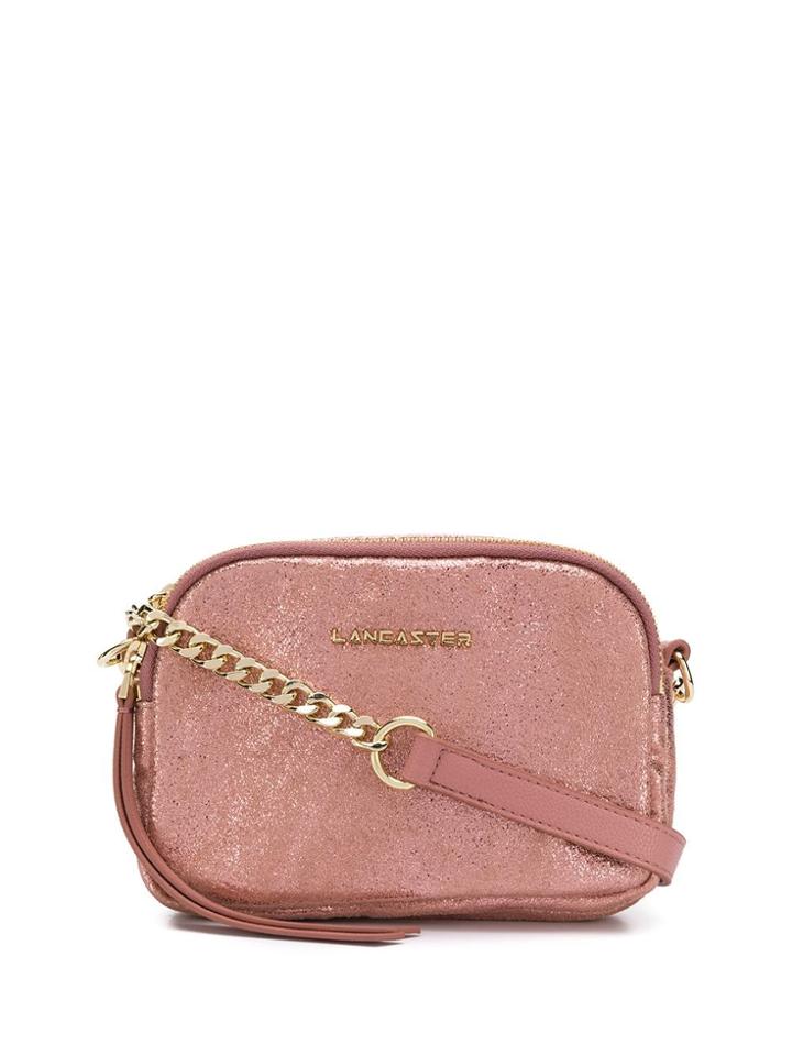 Lancaster Metallic Crossbody Bag - Pink