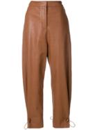 Stella Mccartney Eco-leather Trousers - Brown