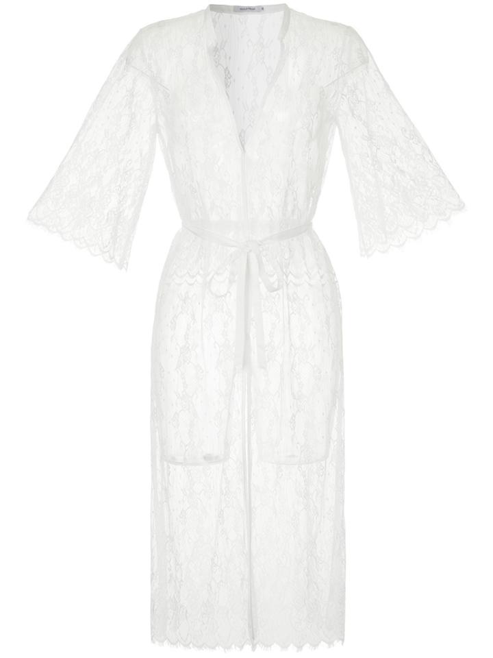 Guild Prime Sheer Lace Dress - White