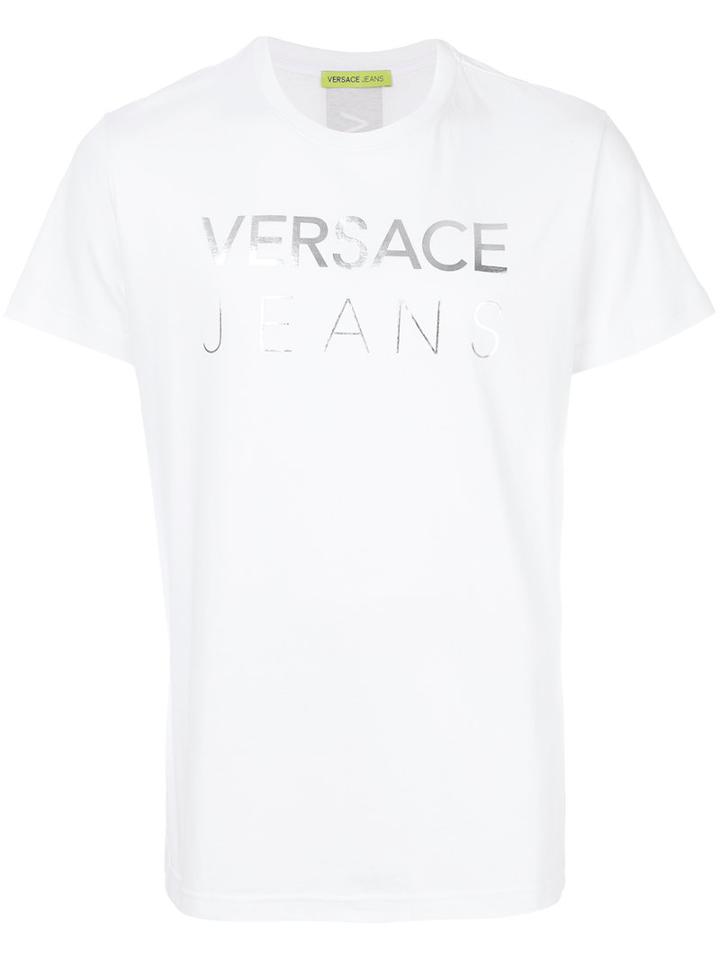 Versace Jeans - Logo Print T-shirt - Men - Cotton - M, White, Cotton