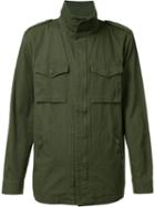 Neuw Funnel Neck Jacket, Men's, Size: Small, Green, Cotton