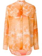 Victoria Beckham Marble Effect Shirt - Yellow