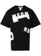 Msgm - Logo Print T-shirt - Men - Cotton - S, Black, Cotton