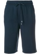 Loro Piana High Waisted Track Shorts - Blue