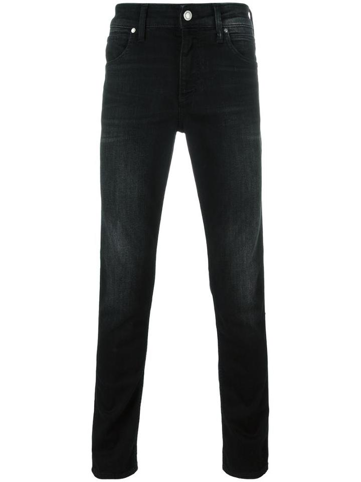 Calvin Klein Jeans Slim-fit Jeans, Men's, Size: 33, Black, Cotton/polyester/spandex/elastane