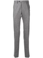 Barba Tailored Fitted Trousers - Grey