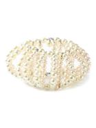 Katheleys Vintage Huge French Pearls Cuff - White