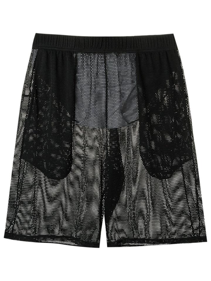 Amir Slama Mesh Swim Shorts - Black