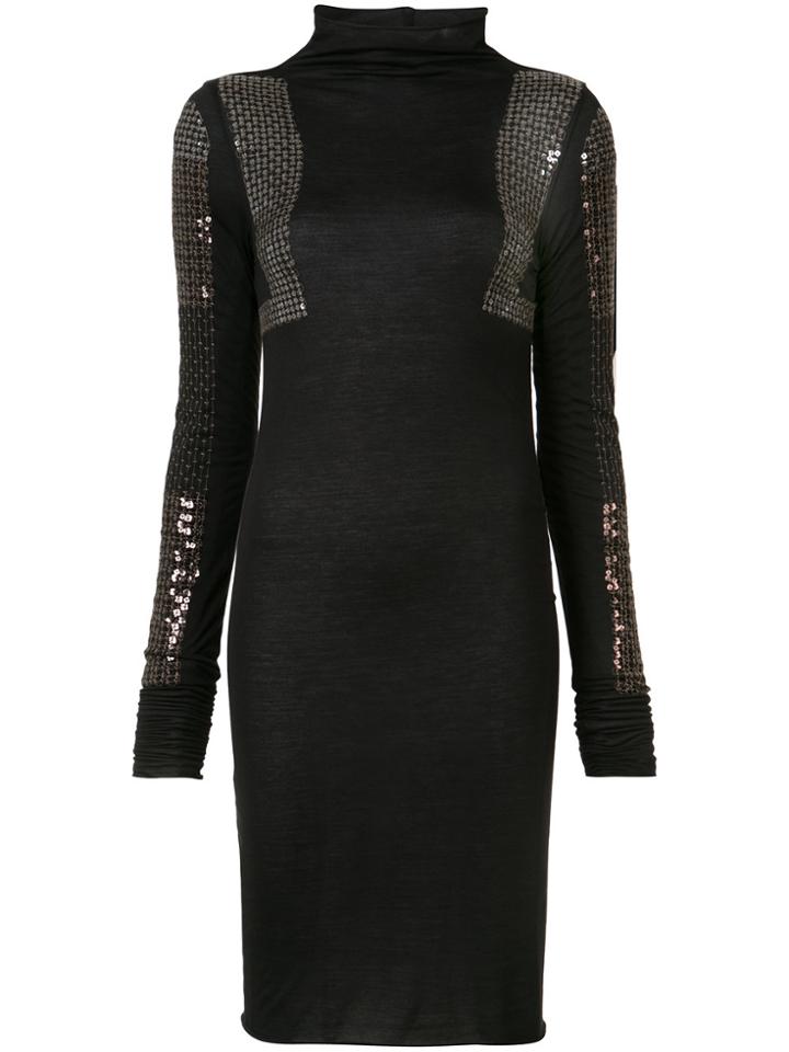 Rick Owens Lilies Sequinned Dress - Black