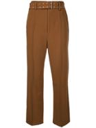 G.v.g.v. Eyebelt Slim Leg Trousers - Brown