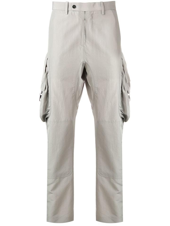 Neil Barrett Tailored Cargo Trousers - Neutrals