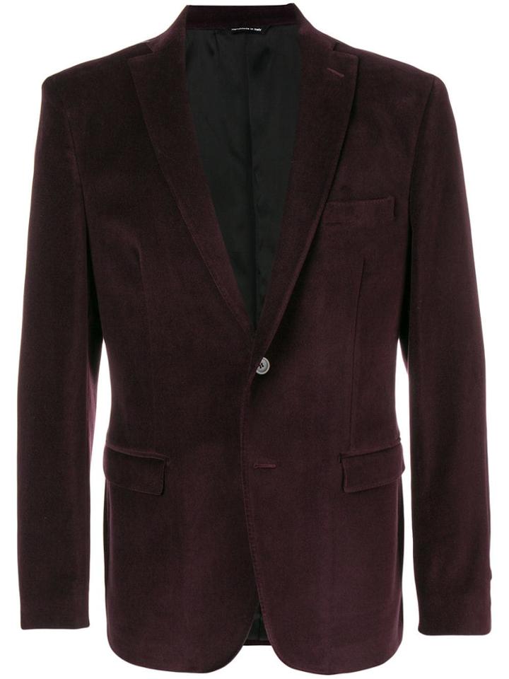 Tonello Single-breasted Coat - Pink & Purple