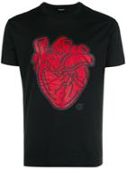 Dsquared2 Heart Print T-shirt - Black
